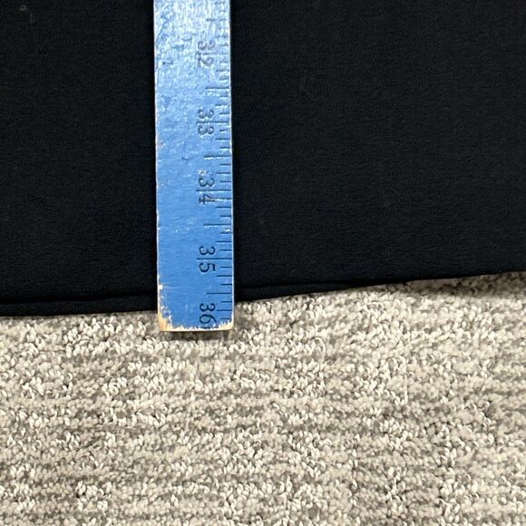 Howard Wolf Skirt Womens 8 Maxi Boho USA Vintage Black Lined Worsted Wool - Picture 5 of 8